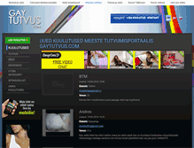 Tablet Screenshot of gaytutvus.com